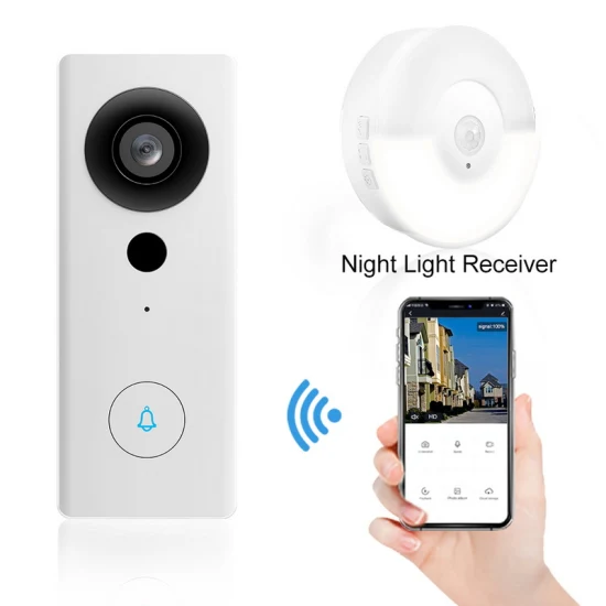 1080P Smart Home caméra sans fil vidéo sonnette WiFi anneau sonnette interphone