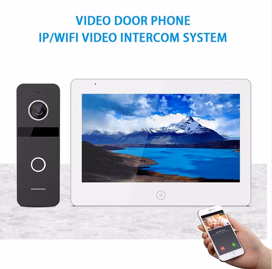 Système d'interphone vidéo HD 10 pouces, interphone de sécurité domestique, visiophone